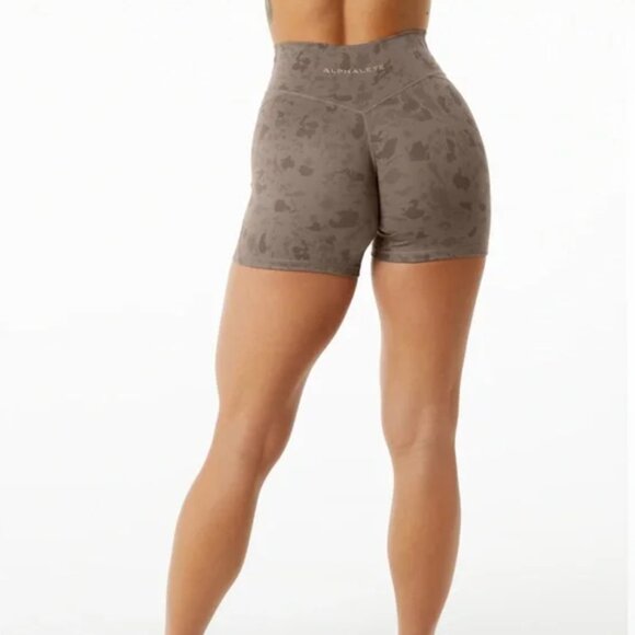 Alphalete SURFACE POWER SHORT 5" Pebble Print Mocha - XL - Picture 2 of 5